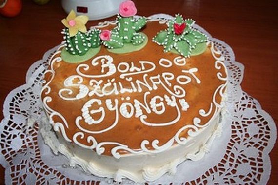 Kaktusztorta születésnapra